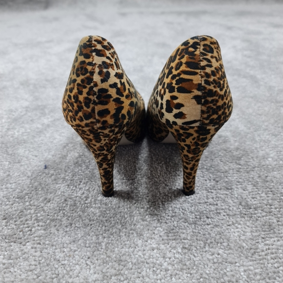 Barratts Brown Mix Animal Print Stiletto Heels Court Shoes UK 7 - Picture 7 of 8